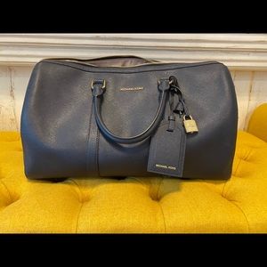 Navy Micheal Kors Duffel